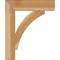 Ekena Millwork Thorton Block Rough Sawn Bracket, Western Red Cedar, 4"W x 20"D x 24"H BKT04X20X24THR05RWR - alternate 2